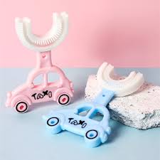Car Style U-Shape Baby Toothbrush
